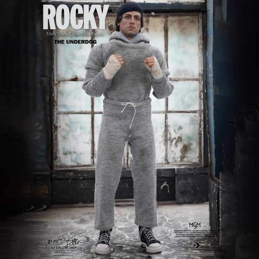 Tête Rocky Balboa 1/6 – Sculpture Pour Figurine – Sans Marque (Stallone)