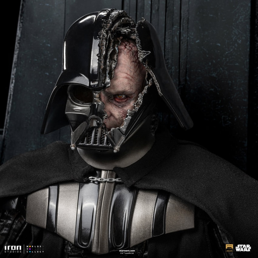 Darth Vader on Throne Deluxe 1:10 Art Scale Statue by Iron