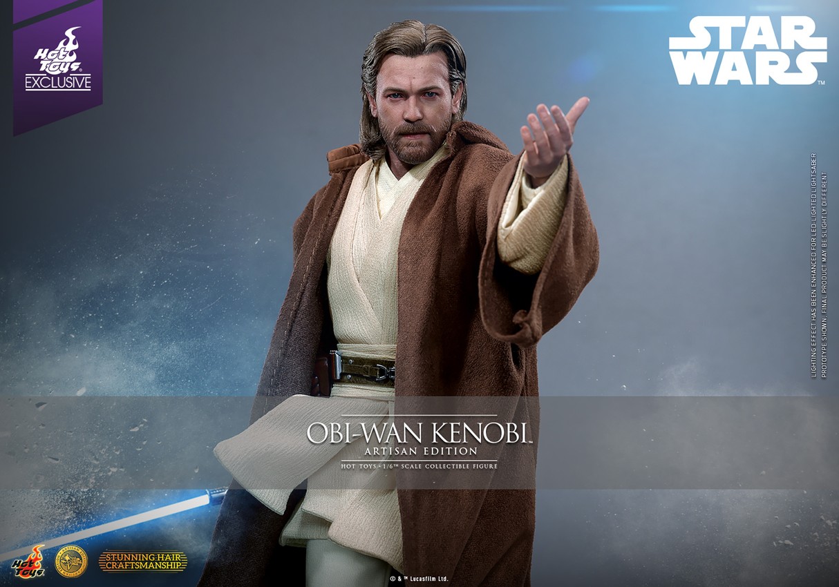 Star Wars Obi-Wan Kenobi (Artisan Edition) Sixth Scale Figure - Prototype Shown View 1