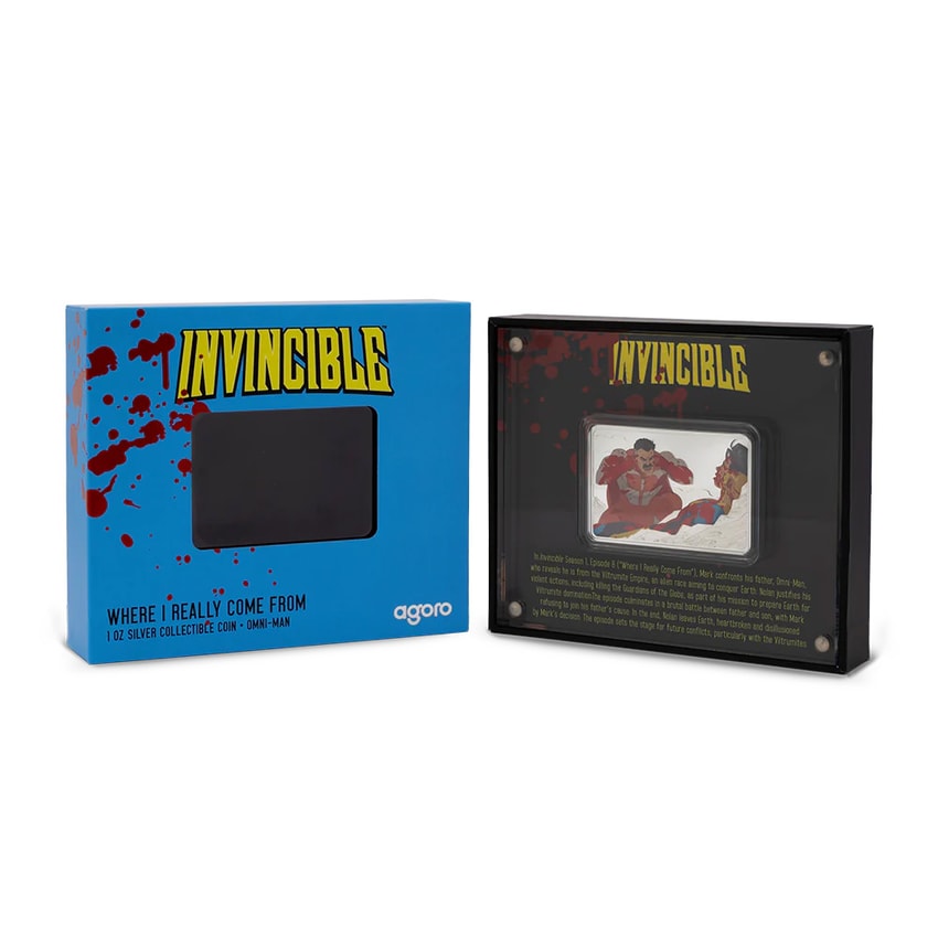 Invincible Where I Really Come From - Omni-Man Silver Collectible - Prototype Shown View 5