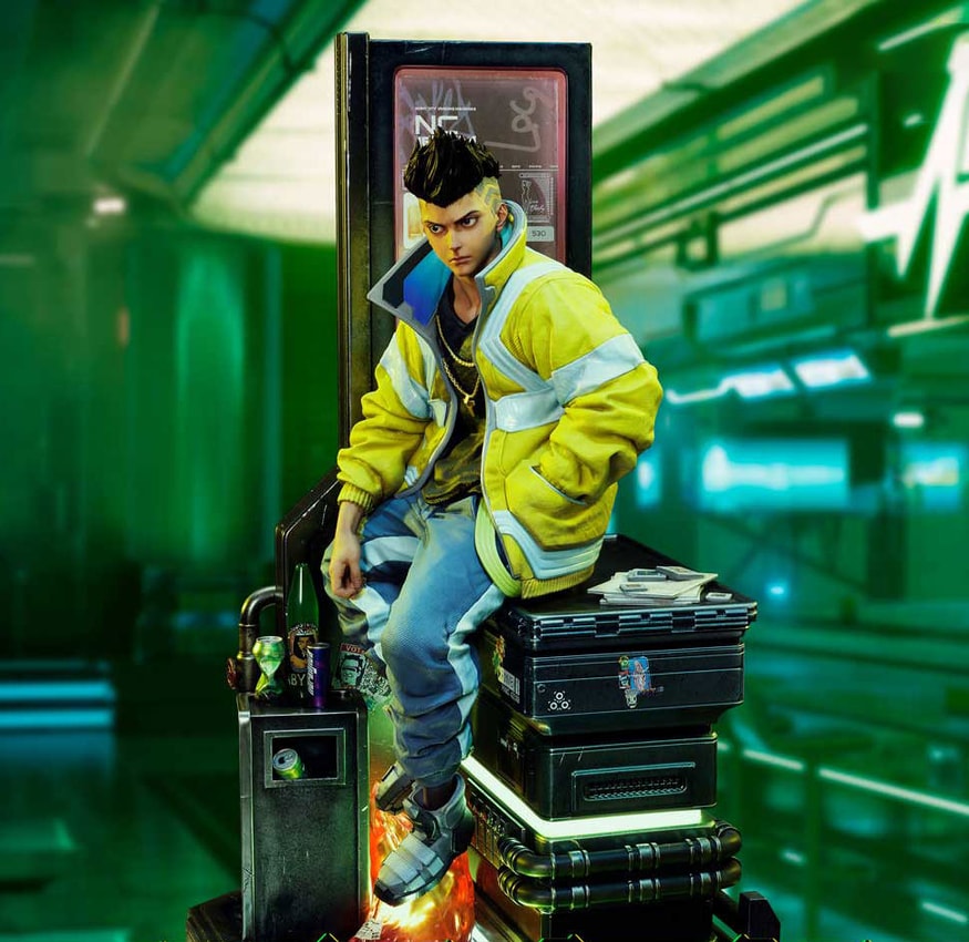 Cyberpunk 2077 David Statues - Prototype Shown View 3