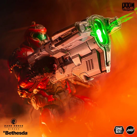 Doom Slayer (Mondo Crimson Variant) Sixth Scale Figure by Dark Horse Comics