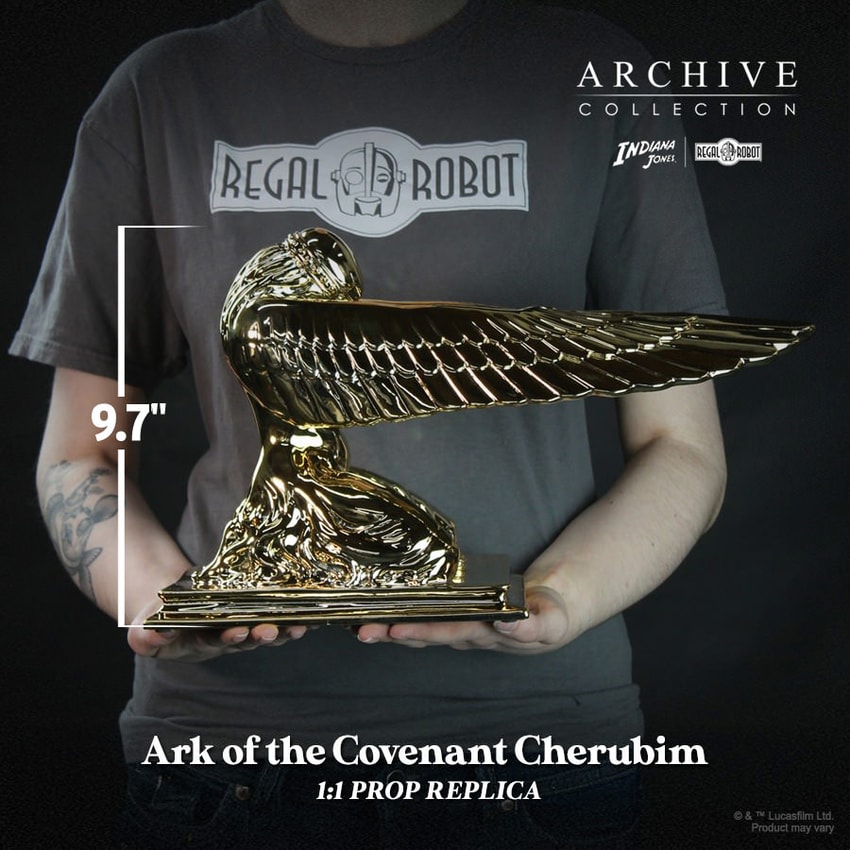 Indiana Jones Ark of the Covenant Cherubim Prop Replica - Prototype Shown View 2