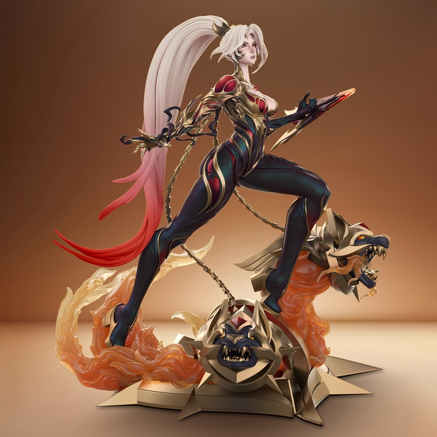 Immortalized Legend Kai'Sa Statue by PureArts | Sideshow Collectibles