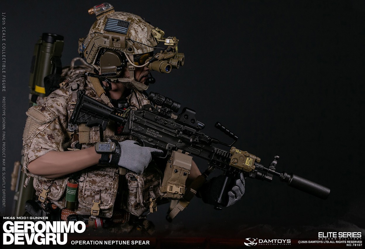GERONIMO DEVGRU - MK46 MOD1 Gunner (Operation Neptune Spear) Sixth