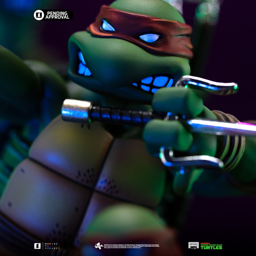 絵画 TOTAN No1 TMNT (1990) - Raphael Art Scale 1/10 - Spec Fiction Shop