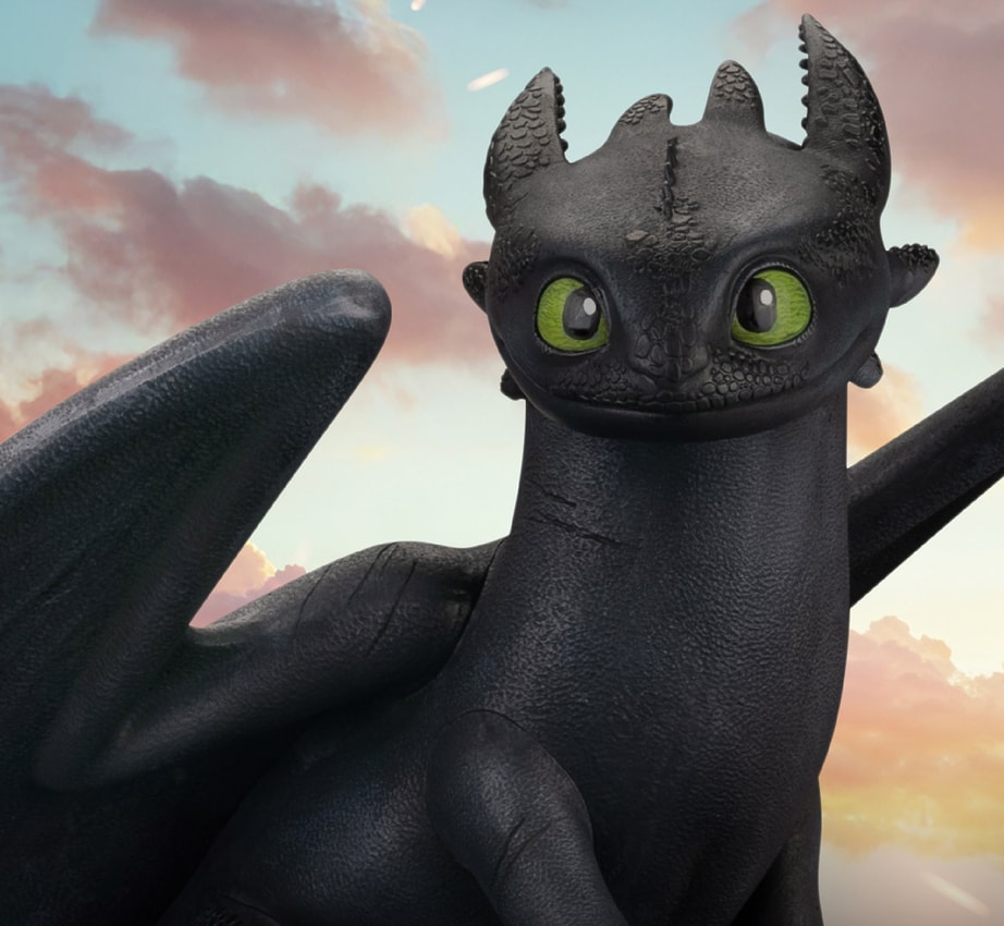 How to Train Your Dragon Standing Toothless Statues - Prototype Shown View 5