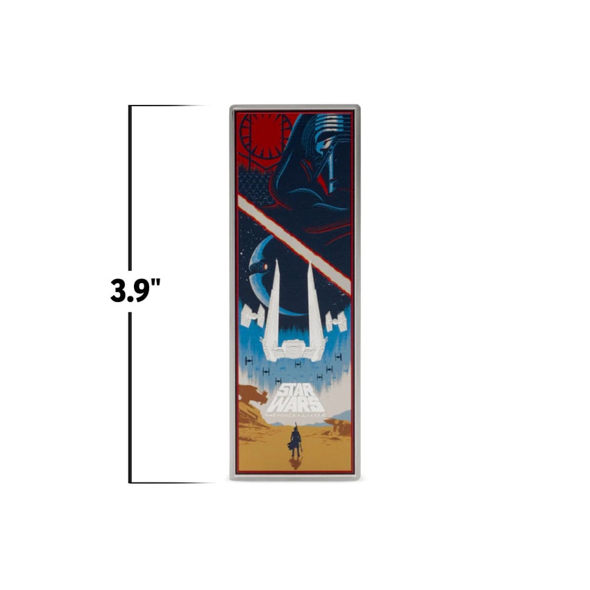 Star Wars The Force Awakens™ Poster Silver Collectible - Prototype Shown View 2