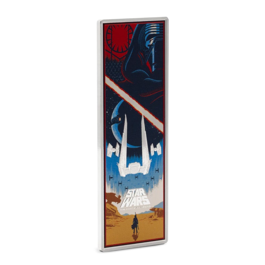 Star Wars The Force Awakens™ Poster Silver Collectible - Prototype Shown View 6