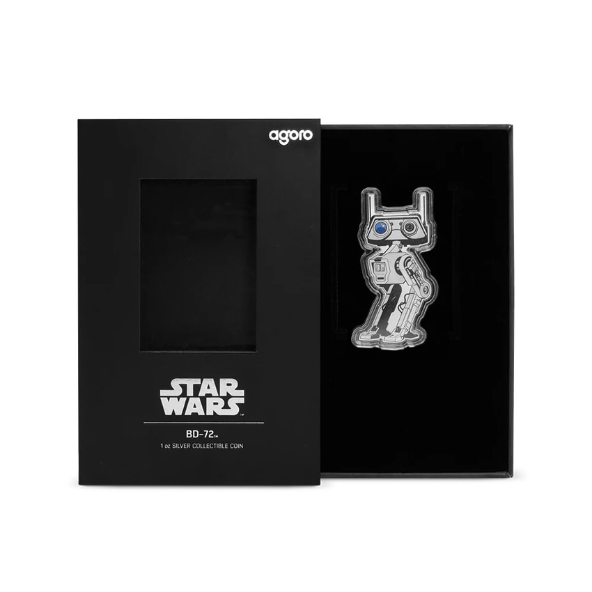 Star Wars BD-72™ Silver Collectible - Prototype Shown View 5