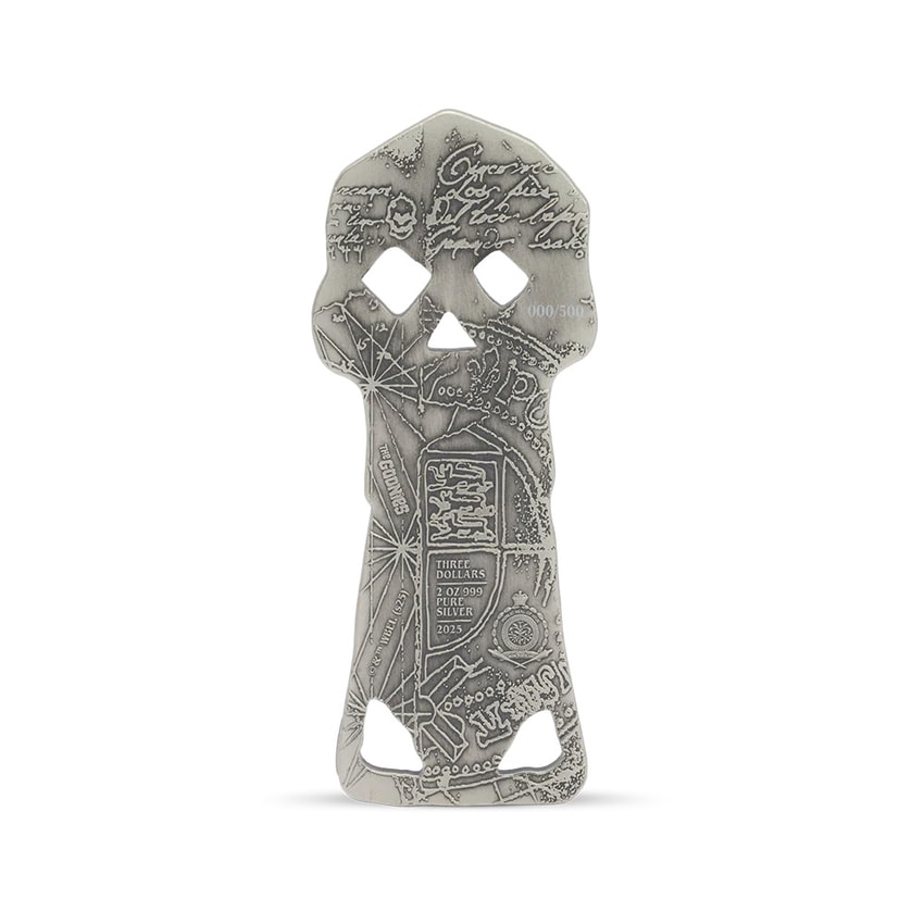 Copper Bones Skeleton Key Silver Collectible by Agoro | Sideshow