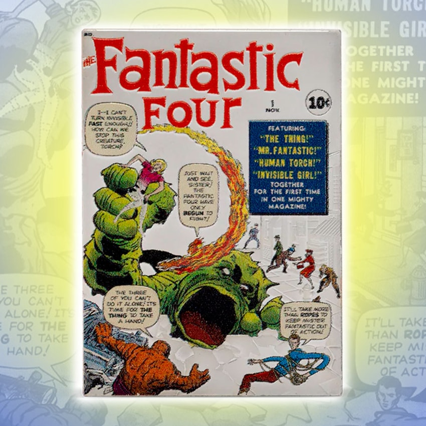 Marvel Fantastic Four #1 Silver Collectible by Agoro
