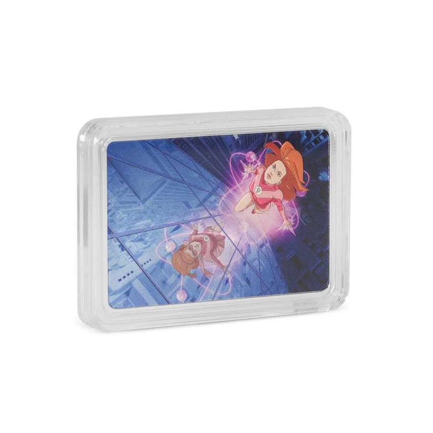 Invincible Atom Eve Special Episode - Atom Eve Silver Collectible - Prototype Shown View 4