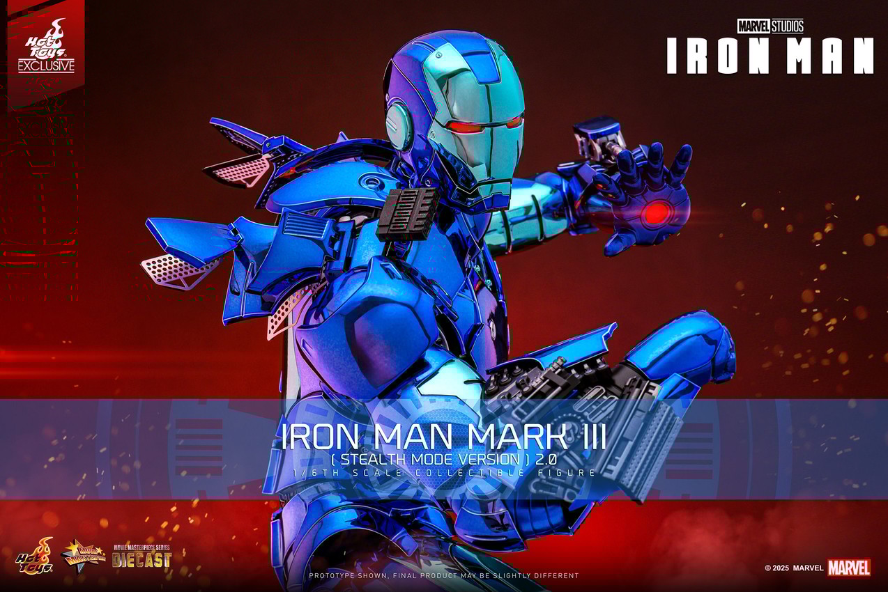Iron Man Mark III (Stealth Mode Version) 2.0 Sixth Scale Figure by