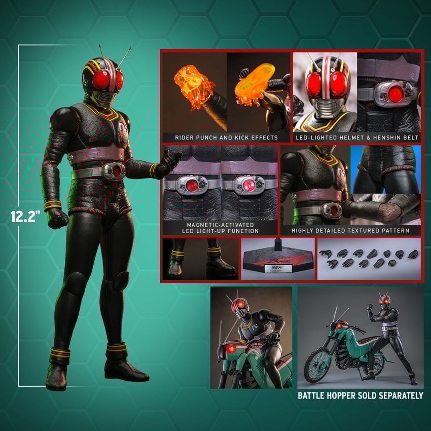 Kamen Rider Black Sixth Scale Figure by Hot Toys | Sideshow