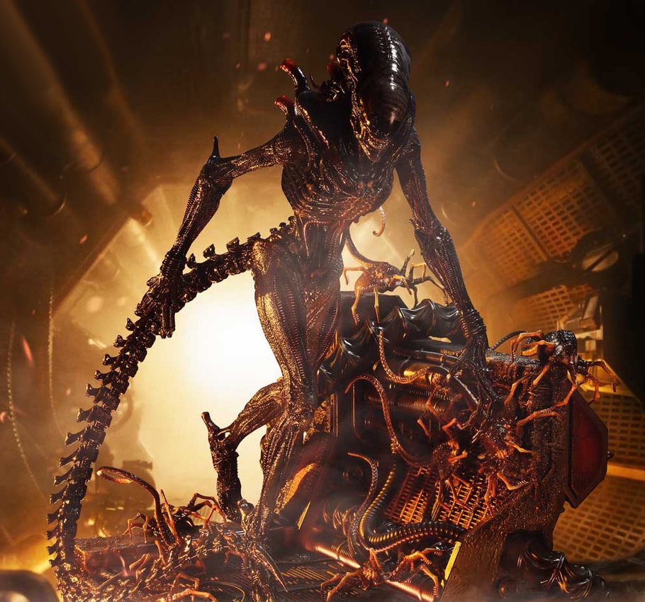 Alien Scorched Xenomorph (Deluxe Version) 1:3 Scale Statue - Prototype Shown View 3