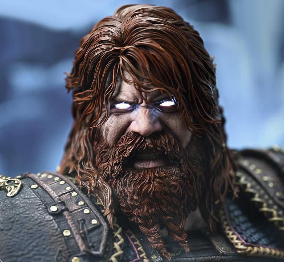 God of War Thor (Deluxe Version) 1:3 Scale Statue - Prototype Shown View 5