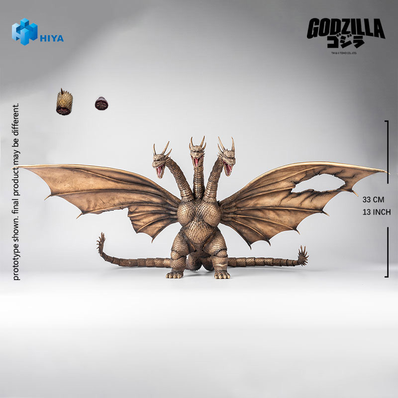 Godzilla King Ghidorah (Battle-Damaged Version) Action Figure - Prototype Shown View 2