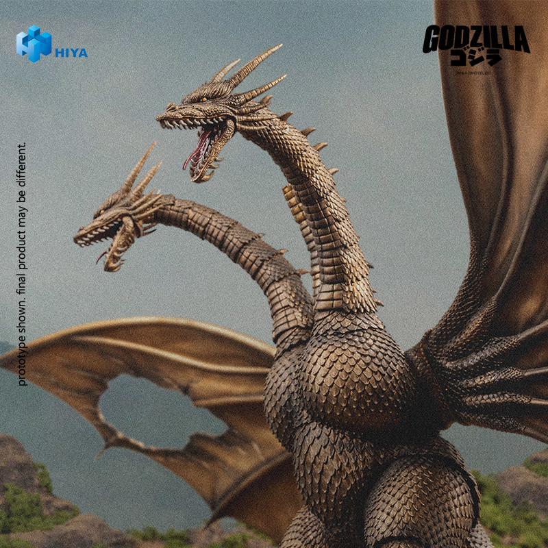 Godzilla King Ghidorah (Battle-Damaged Version) Action Figure - Prototype Shown View 5
