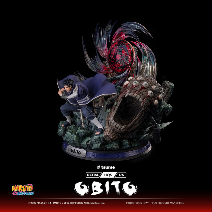 Naruto Obito HQS (Ultra) Statues - Prototype Shown View 6