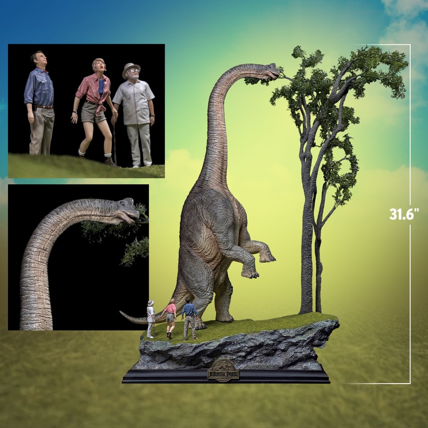 Jurassic Park Welcome to Jurassic Park (Special Edition) Statues - Prototype Shown View 2