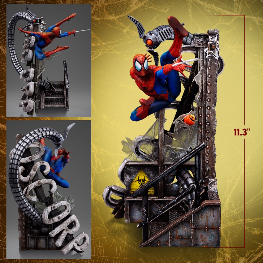 Spider-Man (10th Anniversary) 1:10 Art Scale Statue by Iron