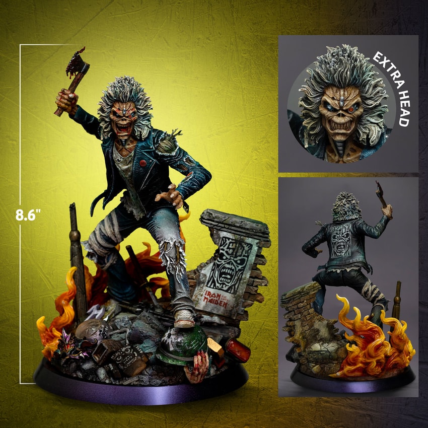 Eddie (50th Anniversary) 1:10 Art Scale Statue by Iron