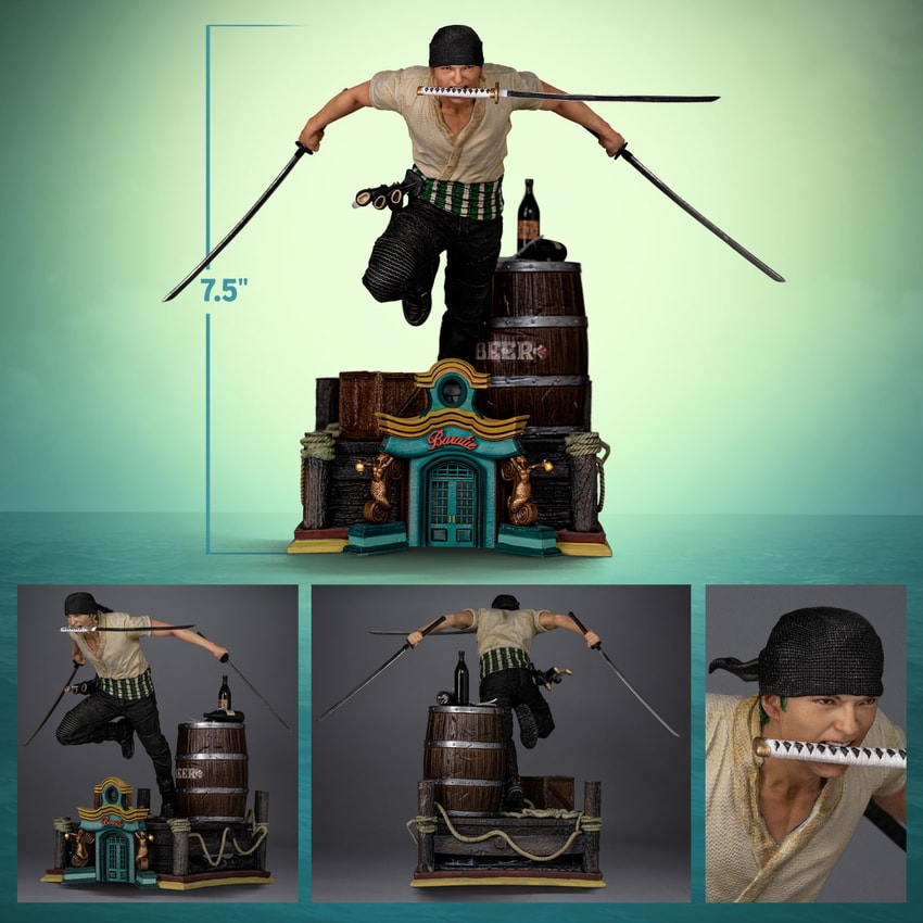 絵画 1S-10 Zoro 1:10 Art Scale Statue by Iron Studios | Sideshow