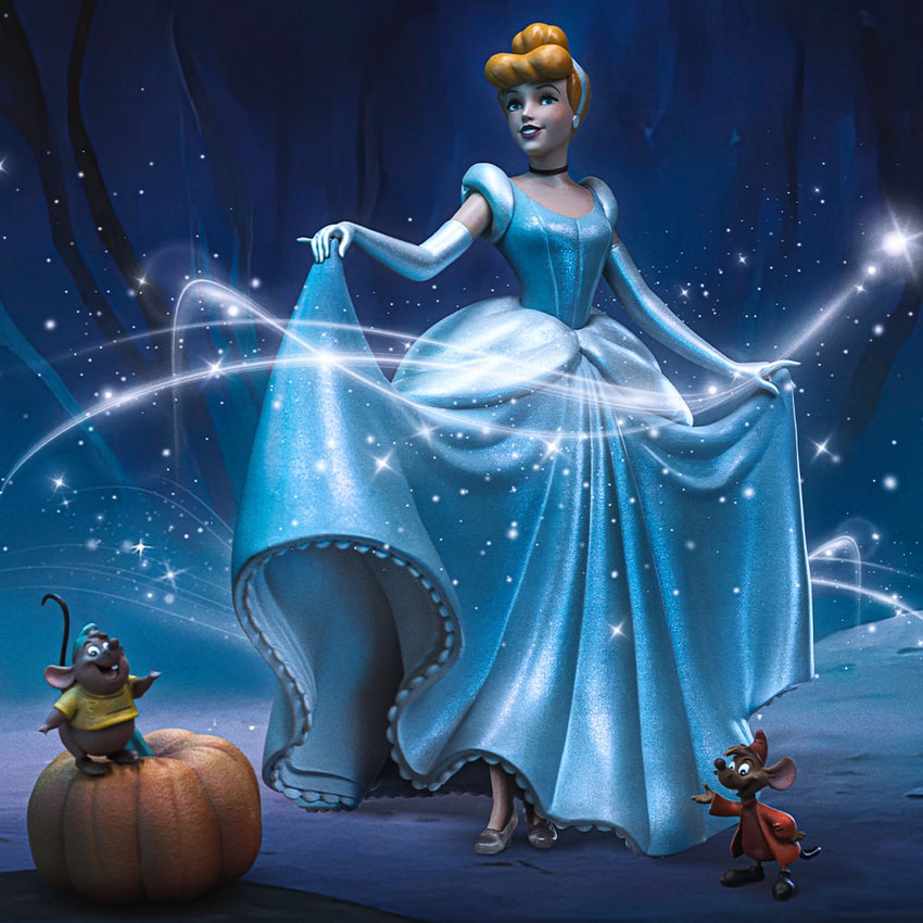 人気商品の Cinderella 1:10 Art Scale Statue by Iron Studios | Sideshow トップス