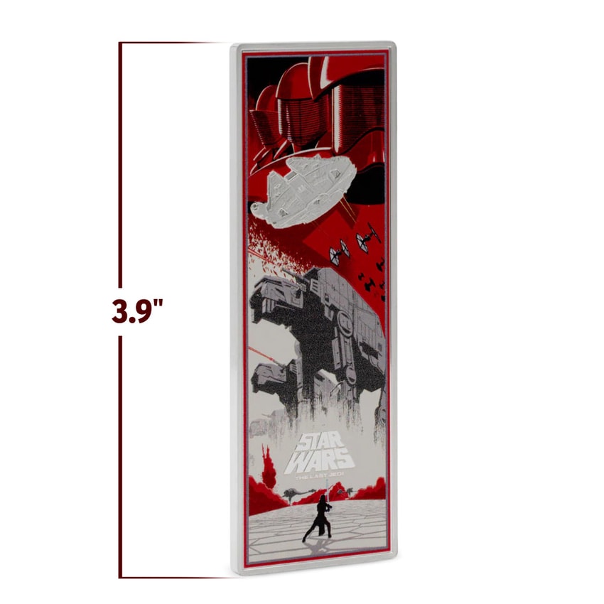 Star Wars The Last Jedi™ Poster Silver Collectible - Prototype Shown View 2