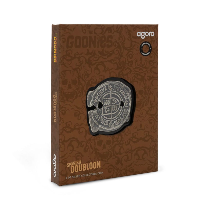 The Goonies Spanish Doubloon Silver Collectible - Prototype Shown View 4