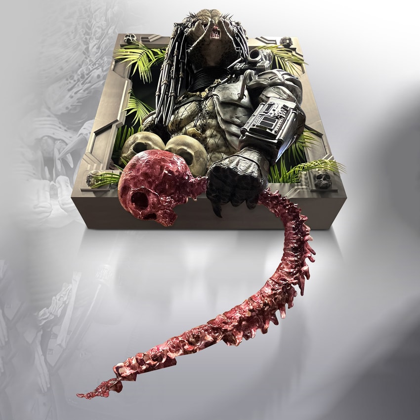 プレデター　フィギュア　 PREDATOR WALL SCULPTURE Predator Life-Size Wall Decor by Hollywood Collectibles