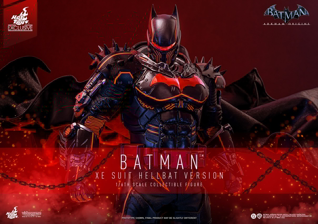 Batman (XE Suit Hellbat Version) Sixth Scale Figure by Hot Toys