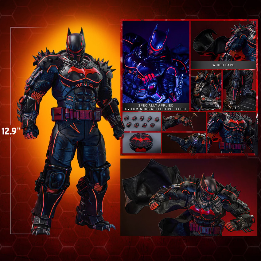 Batman (XE Suit Hellbat Version) Sixth Scale Figure by Hot Toys