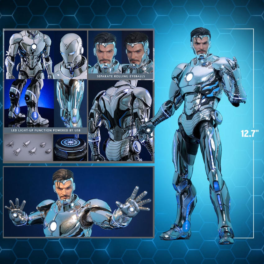 Marvel Superior Iron Man Sixth Scale Figure  Collector Edition - Prototype Shown View 2
