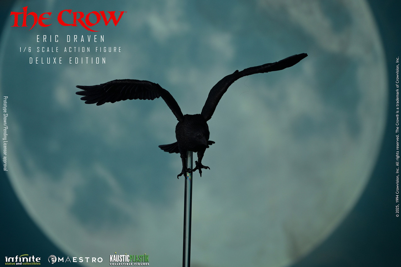 The Crow The Crow – Eric Draven (Deluxe Edition) Sixth Scale Figure - Prototype Shown View 6