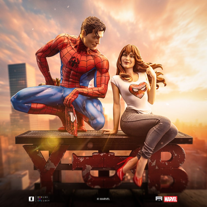 Spider-Man and MJ Diorama by Iron Studios | Sideshow