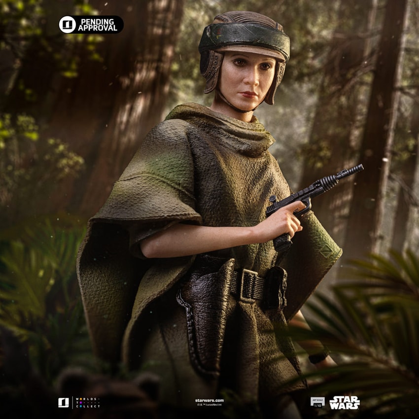 Leia and Wicket 1:10 Scale Statue by Iron Studios | Sideshow