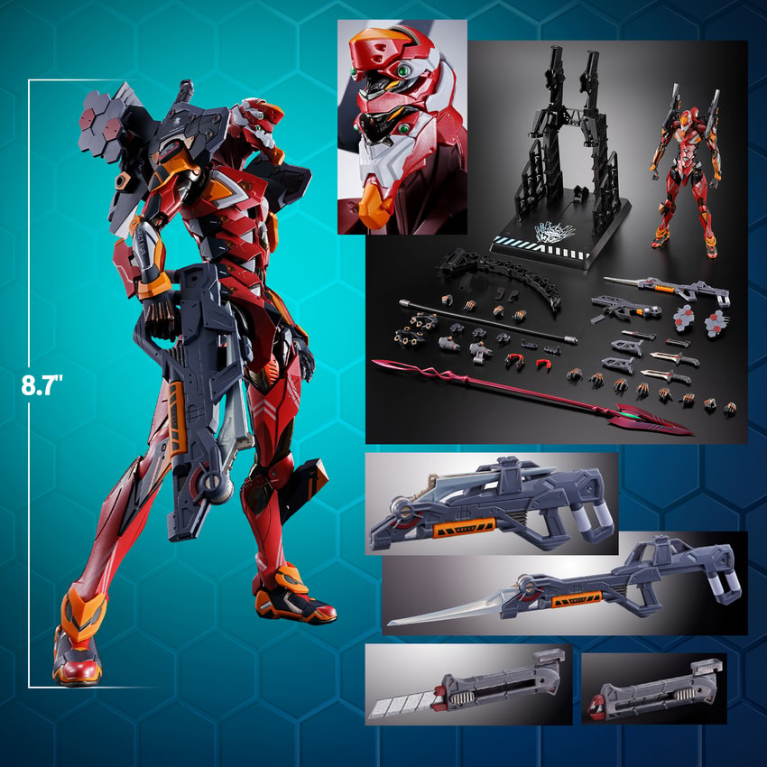 Evangelion Evangelion Production Model-02 30th With the Spear of Cassius Action Figure - Prototype Shown View 2