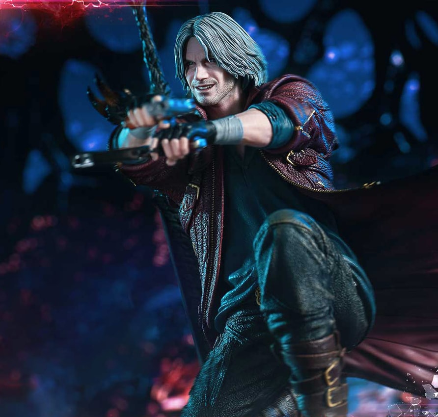 Devil May Cry Dante Statues - Prototype Shown View 4