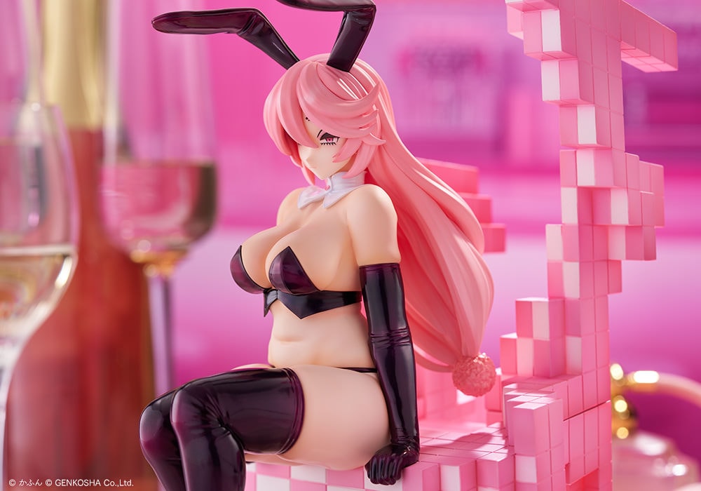 Kafun Syndrome Trick Bunnies (Sitting Bunny) Statues - Prototype Shown View 4