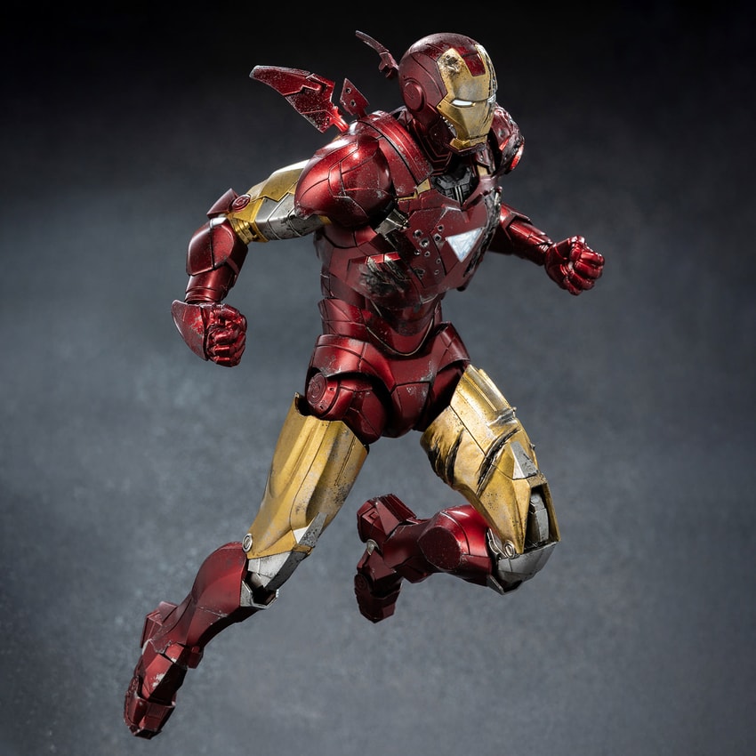 新品 IRON MAN MARK VII DAMAGE Ver. 400％ BE@RBRICK - BE@RBRICK IRON MAN MARK VII DAMAGE 400％ Be