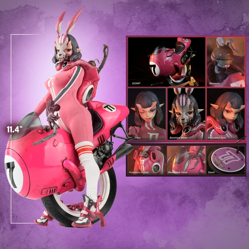 GAKi RACE Yumi (Premium Version) Sixth Scale Figure - Prototype Shown View 2