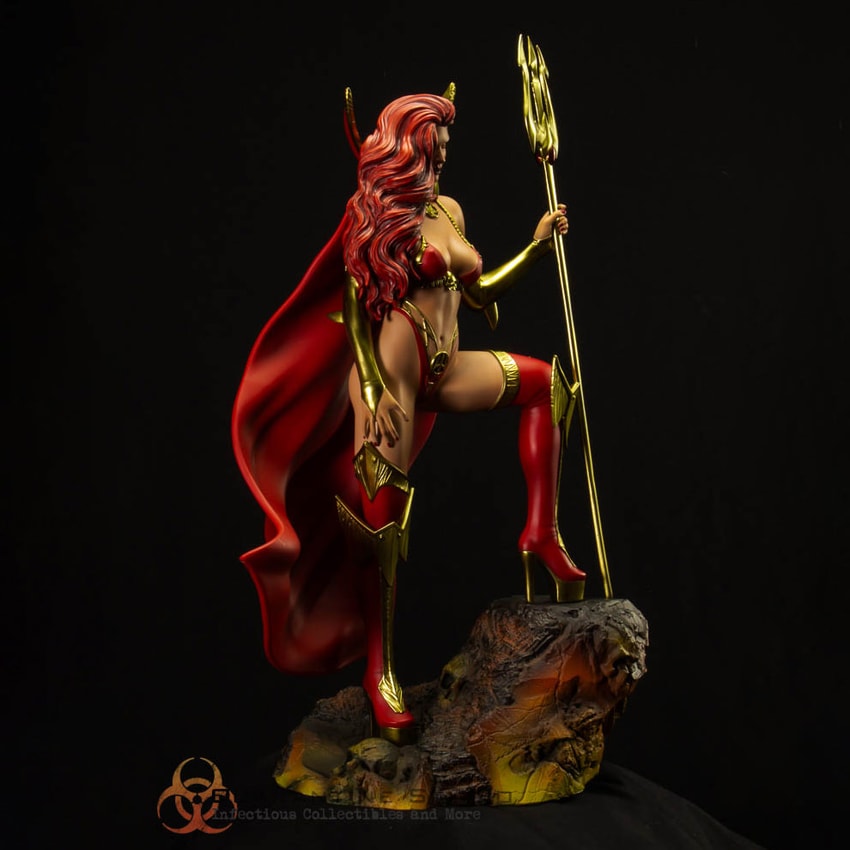 Coffin Comics Lady Satanus Statues - Prototype Shown View 4
