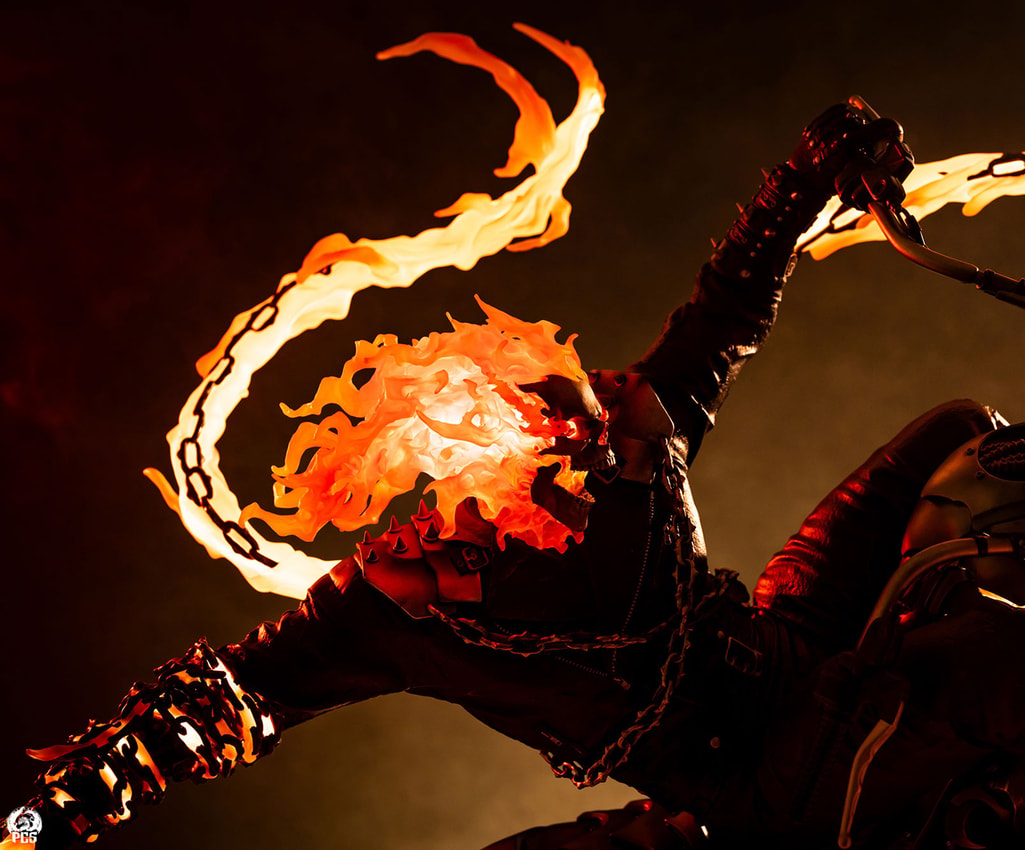 Marvel Ghost Rider 1:3 Scale Statue - Prototype Shown View 4