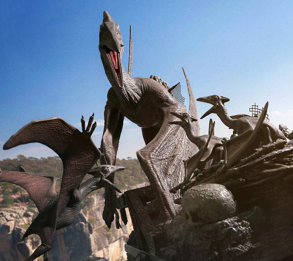 Jurassic Park Pteranodon (Bonus Version) Statues - Prototype Shown View 5