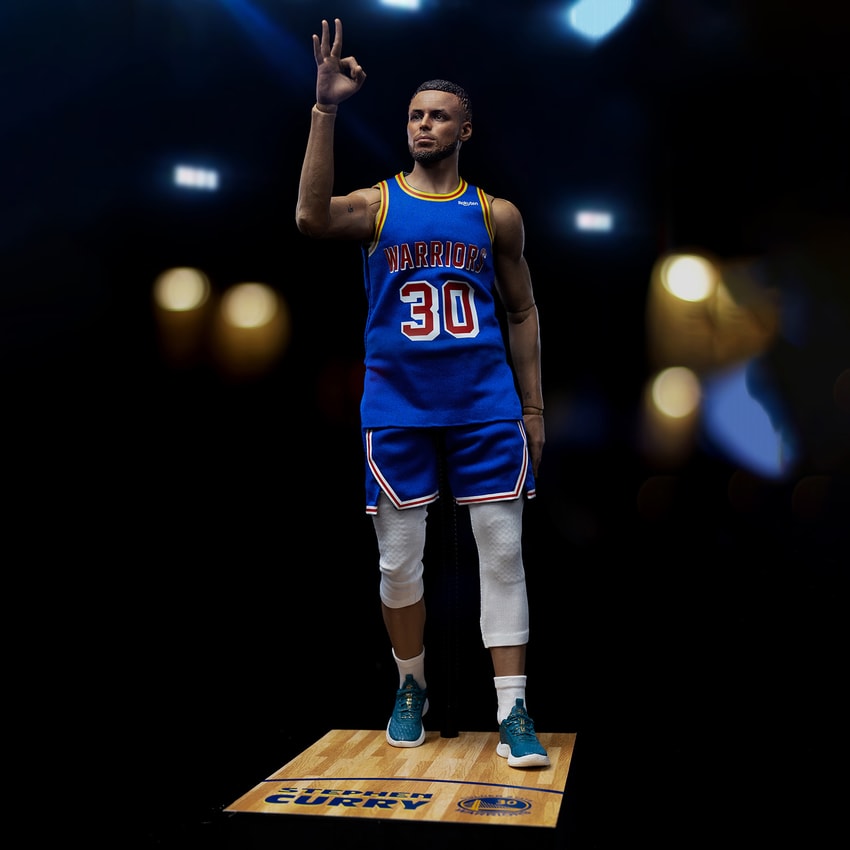 NBA Stephen Curry (Deluxe Version) Sixth Scale Figure - Prototype Shown View 1