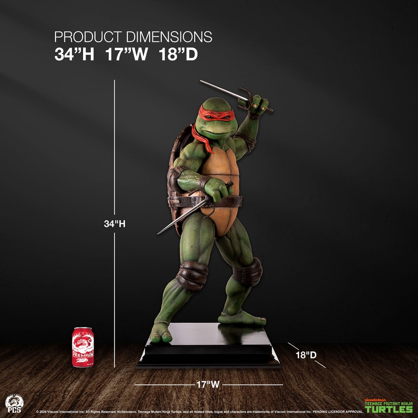 Teenage Mutant Ninja Turtles TMNT - Raphael 1:2 Scale Statue - Prototype Shown View 2