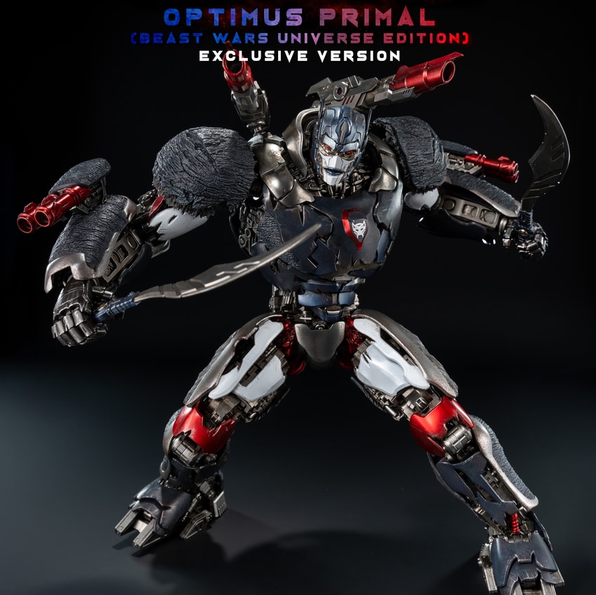 Transformers Optimus Primal (Beast Wars Universe Edition) DLX Exclusive Version Action Figure  Collector Edition - Prototype Shown View 3
