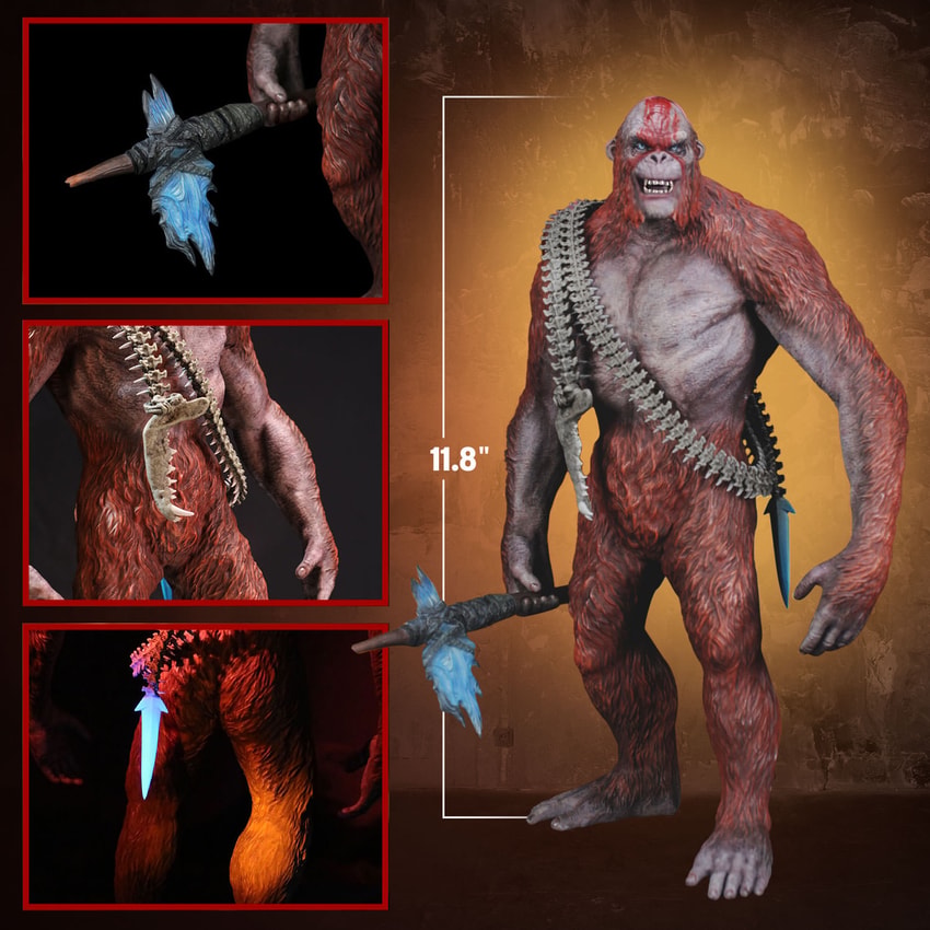Godzilla Skar King Statues - Prototype Shown View 2
